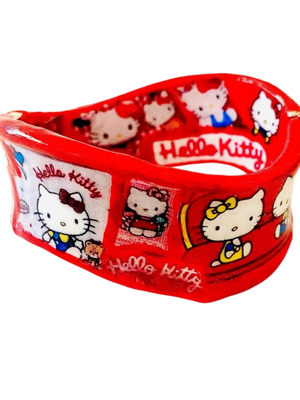 Hello Kitty Red Character Hinged Bangle